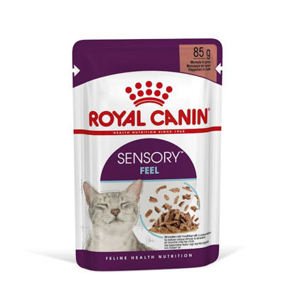 Imagen de ALIMENTO BALANCEADO HUMEDO GATO SENSORY FEEL POUCHO X 85 GR GATO