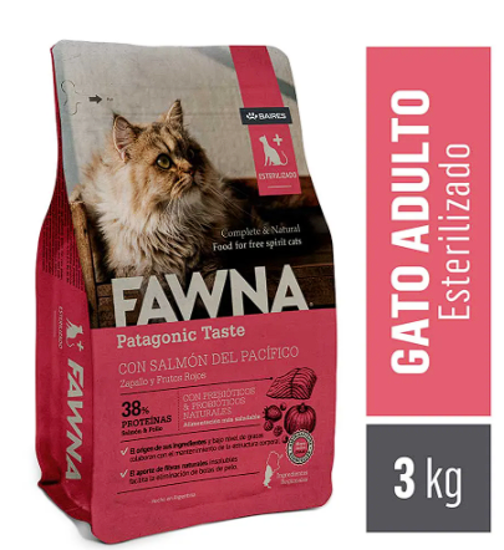 Imagen de ALIMENTO  BALANCEADO PARA GATOS FAWNA GATO STERILIZED X 3 KG