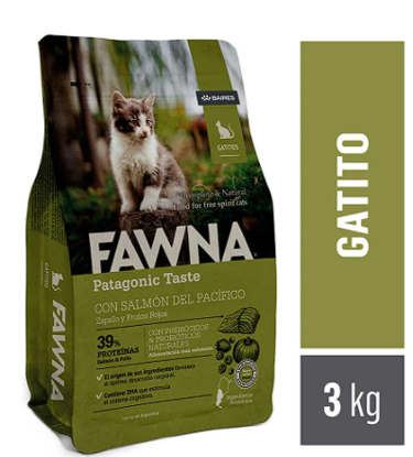Imagen de ALIMENTO BALANCEADO  GATOS FAWNA GATO KITTEN X 3 KG