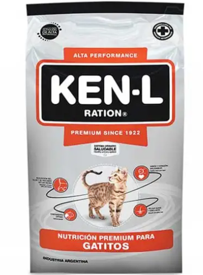 Imagen de ALIMENTO  BALANCEADO PARA GATOS KEN-L GATO CACHORRO X 1,5 KG