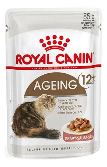 Imagen de ALIMENTO BALANCEADO HUMEDO GATO FHN AGEING +12 POUCH GATO X85GR