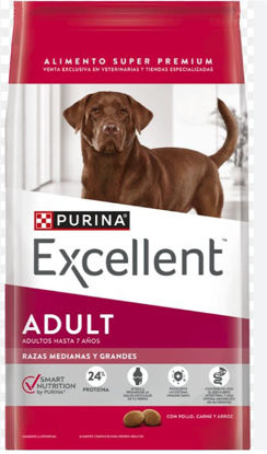 Imagen de ALIMENTO BALANCEAD0 PERRO EXCELLENT PERRO ADULTO RAZA MEDIAN Y GRANDE X 3 KG