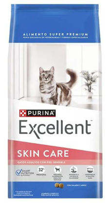 Imagen de ALIMENTO BALANCEADO  GATOS EXCELLENT GATO SKIN CARE X 7,5 KG