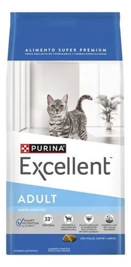 Imagen de ALIMENTO BALANCEADO GATOS EXCELLENT GATO ADULTO x 3 KG