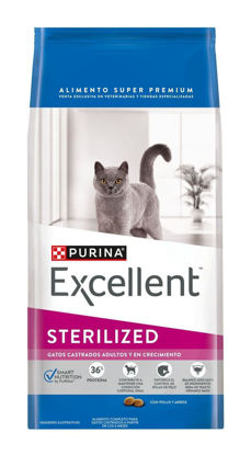 Imagen de ALIMENTO BALANCEADO GATOS EXCELLENT GATO STERILIZED  x 1 KG
