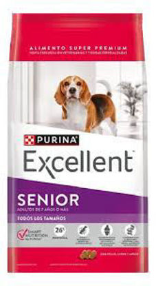 Imagen de ALIMENTO BALANCEADO GATOS EXCELLENT PERRO SENIOR +7 X 3 KG
