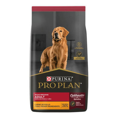 Imagen de ALIMENTO BALANCEADO  PERROS PRO PLAN ADULTO RAZA MEDIANA X 3 KG
