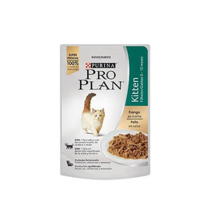 Imagen de ALIMENTO BALANCEADO GATO PRO PLAN GATO KITTEN HUMEDO X 85GR
