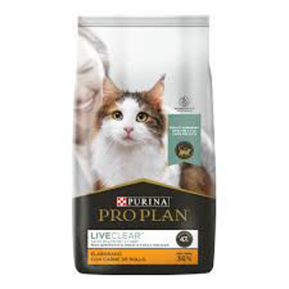 Imagen de ALIMENTO BALANCEADO GATOS PRO PLAN GATO ADULTO LIVE CLEAR  X 1 KG
