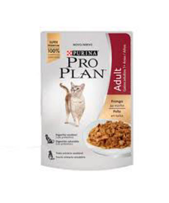 Imagen de ALIMENTO BALANCEADO GATOS PRO PLAN GATO ADULTO HUMEDO X 85 GR
