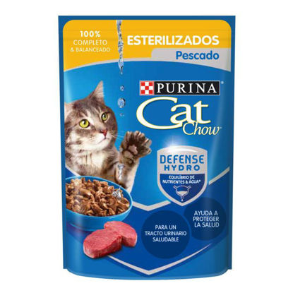 Imagen de ALIMENTO BALANCEADO  GATOS CAT CHOW HUMEDO SOBRE  X 85 GR