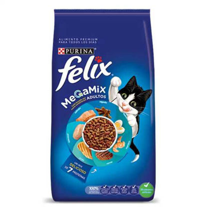 Imagen de ALIMENTO BALANCEADO  GATOS FELIX GATO MEGAMIX ADULTO X 3 KG