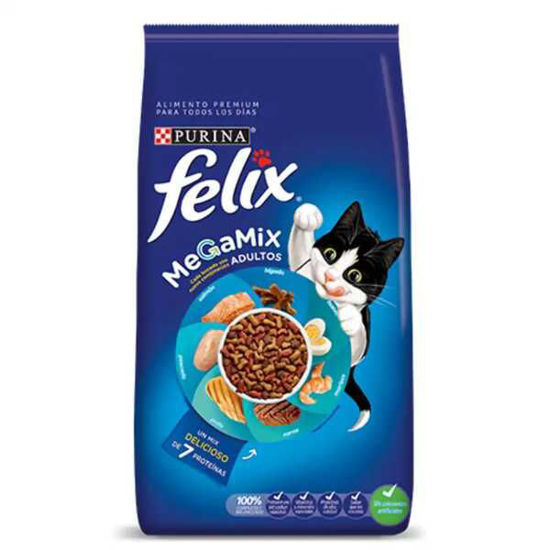 Imagen de ALIMENTO BALANCEADO  GATOS FELIX GATO MEGAMIX ADULTO X 3 KG