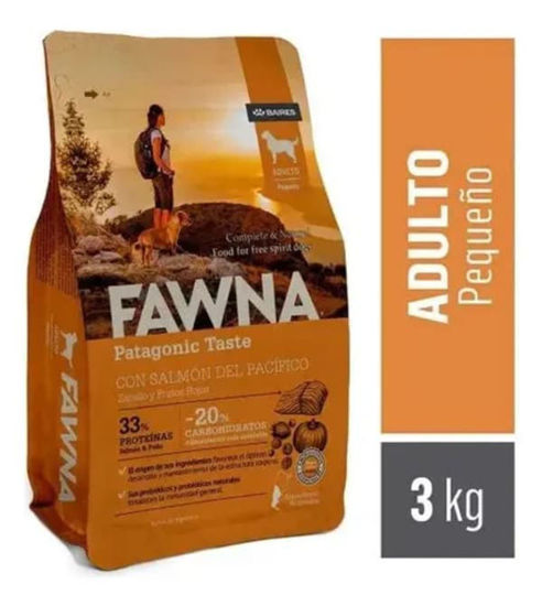 Imagen de ALIMENTO BALANCEAD0 PERRO FAWNA P ADULTO  MORD PEQUE X 3KG
