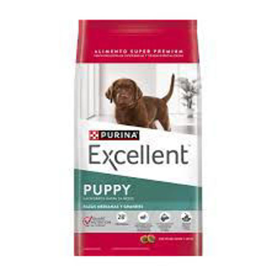 Imagen de ALIMENTO BALANCEADO PERROS EXCELLENT PERRO CACHORRO RAZAS MEDIANA Y GRANDES x 15 KG
