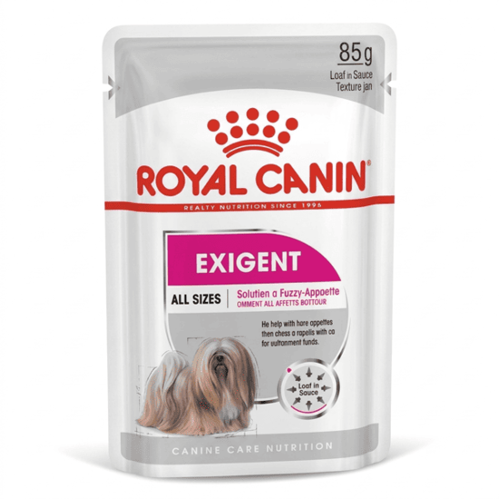 Imagen de ALIMENTO BALANCEADA PERRO EXIGENT PERRO POUCH X 85 GR