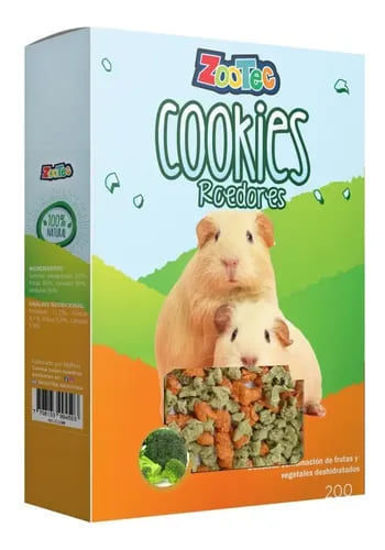 Imagen de ACCESORIOS PARA CONEJOS / COBAYOS COOKIES ROEDORES X 200GR