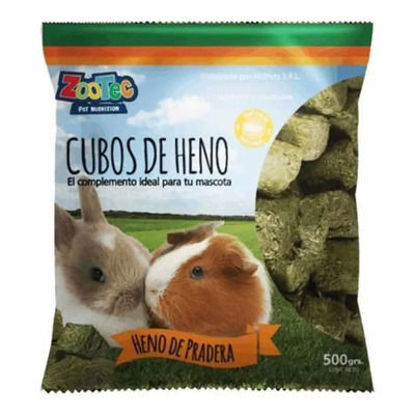 Imagen de ACCESORIOS PARA CONEJOS / COBAYOS CUBOS DE HENO X 500GR