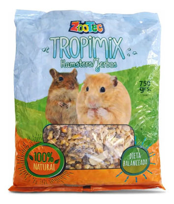 Imagen de ACCESORIOS PARA CONEJOS TROPIMIX HAMSTERS / JERBOS X 750 GR