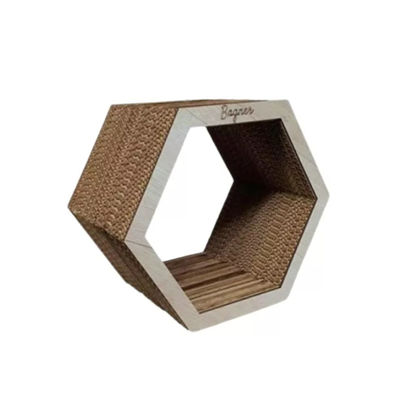 Imagen de ACCESORIOS PARA GATOS RASCADOR HEXAGONAL 2  17,5CM