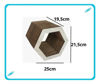 Imagen de ACCESORIOS PARA GATOS RASCADOR HEXAGONAL 3   21,5CM