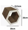 Imagen de ACCESORIOS PARA GATOS RASCADOR HEXAGONAL 4  26CM