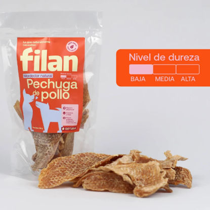 Imagen de ACCESORIOS PARA MASKOTAS - FILAN PECHUGA DE POLLO DESHIDRATADO 100GR