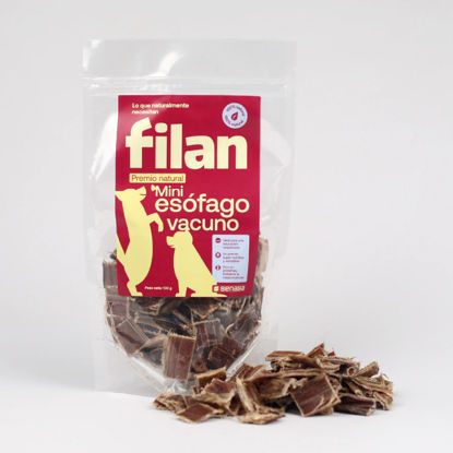 Imagen de ACCESORIOS PARA MASKOTAS - MINI ESÓFAGO VACUNO DESHIDRATADO 100GR
