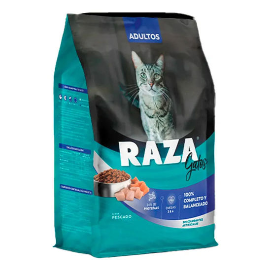 Imagen de ALIMENTO  BALANCEADO GATOS - RAZA GATO PESCADO X 10 KG