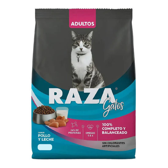 Imagen de ALIMENTO  BALANCEADO GATOS - RAZA GATO ADULTO POLLO Y L X 10KG