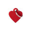Imagen de ACCESORIOS PARA MASKOTAS - MEDALLA  CORAZON XL ROJA MFB30