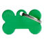 Imagen de ACCESORIOS PARA MASKOTAS - MEDALLA HUESO  VERDE SMALL MFB37