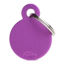 Imagen de ACCESORIOS PARA MASKOTAS - MEDALLA REDONDA CHICA VIOLETA MFB56