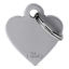 Imagen de ACCESORIOS PARA MASKOTAS -MEDALLA CHICA CORAZON GRIS  MFB72