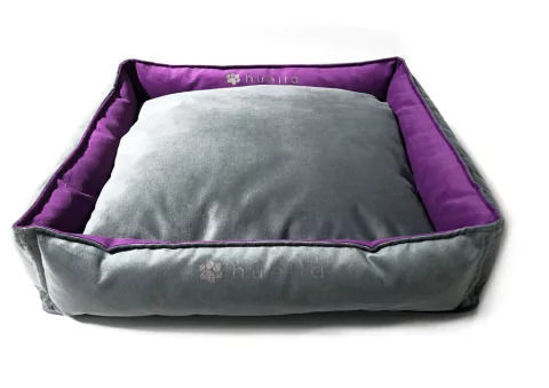 Imagen de ACCESORIOS PARA MASKOTAS - HBRT2PG BASKET REVERSIBLE TALLE 2 - A46L40 PURPURA GRIS
