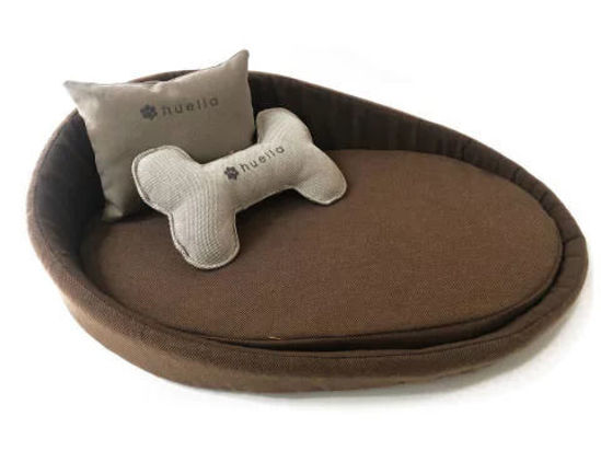 Imagen de ACCESORIOS PARA MASKOTAS - HCPT3C CAMA PARIS TALLE 3 - A60L39 CHOCO